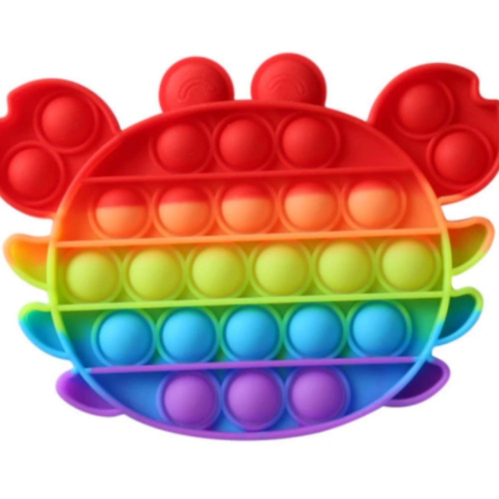 Fidget Silicone Relief Stress Push Bubble …